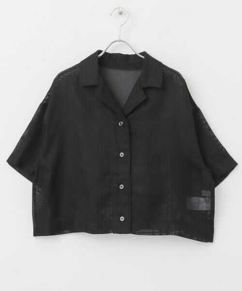 SENSE OF PLACE by URBAN RESEARCH / センスオブプレイス バイ アーバンリサーチ シャツ・ブラウス | リネンライクメッシュシャツ | 詳細23