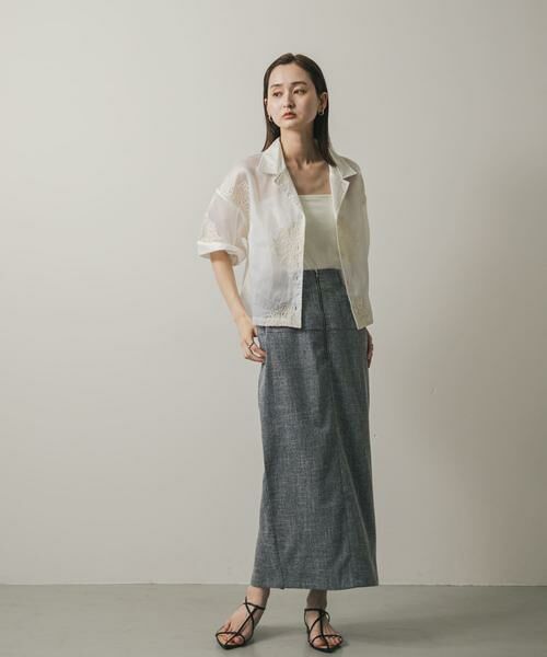 SENSE OF PLACE by URBAN RESEARCH / センスオブプレイス バイ アーバンリサーチ シャツ・ブラウス | インドシシュウクロップドシャツ | 詳細13