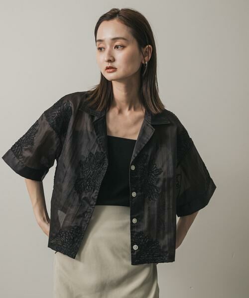SENSE OF PLACE by URBAN RESEARCH / センスオブプレイス バイ アーバンリサーチ シャツ・ブラウス | インドシシュウクロップドシャツ | 詳細16