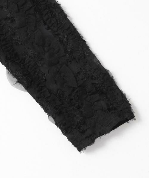 SENSE OF PLACE by URBAN RESEARCH / センスオブプレイス バイ アーバンリサーチ シャツ・ブラウス | クロップドチュールジャガードブラウス | 詳細15