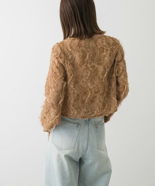 SENSE OF PLACE by URBAN RESEARCH / センスオブプレイス バイ アーバンリサーチ シャツ・ブラウス | クロップドチュールジャガードブラウス | 詳細18