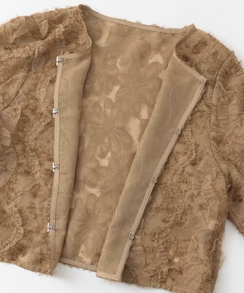 SENSE OF PLACE by URBAN RESEARCH / センスオブプレイス バイ アーバンリサーチ シャツ・ブラウス | クロップドチュールジャガードブラウス | 詳細22