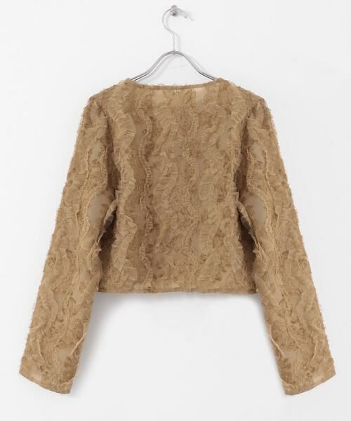 SENSE OF PLACE by URBAN RESEARCH / センスオブプレイス バイ アーバンリサーチ シャツ・ブラウス | クロップドチュールジャガードブラウス | 詳細23