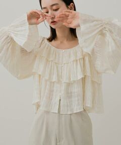 SENSE OF PLACE by URBAN RESEARCH / センスオブプレイス バイ アーバンリサーチ シャツ・ブラウス | クロップドフリルブラウス