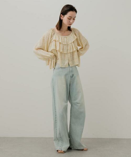 SENSE OF PLACE by URBAN RESEARCH / センスオブプレイス バイ アーバンリサーチ シャツ・ブラウス | クロップドフリルブラウス | 詳細5