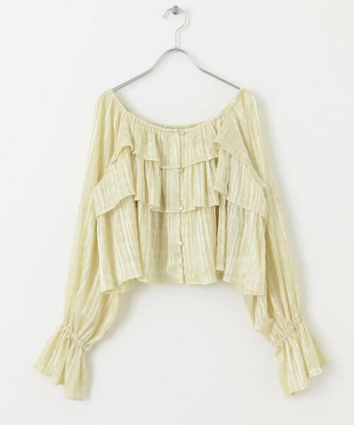 SENSE OF PLACE by URBAN RESEARCH / センスオブプレイス バイ アーバンリサーチ シャツ・ブラウス | クロップドフリルブラウス | 詳細7