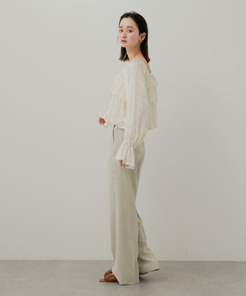 SENSE OF PLACE by URBAN RESEARCH / センスオブプレイス バイ アーバンリサーチ シャツ・ブラウス | クロップドフリルブラウス | 詳細18
