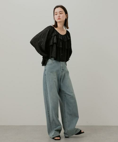 SENSE OF PLACE by URBAN RESEARCH / センスオブプレイス バイ アーバンリサーチ シャツ・ブラウス | クロップドフリルブラウス | 詳細25