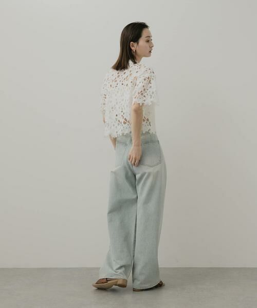 SENSE OF PLACE by URBAN RESEARCH / センスオブプレイス バイ アーバンリサーチ シャツ・ブラウス | レースクロップドシャツ(半袖) | 詳細7