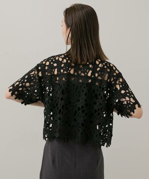SENSE OF PLACE by URBAN RESEARCH / センスオブプレイス バイ アーバンリサーチ シャツ・ブラウス | レースクロップドシャツ(半袖) | 詳細18