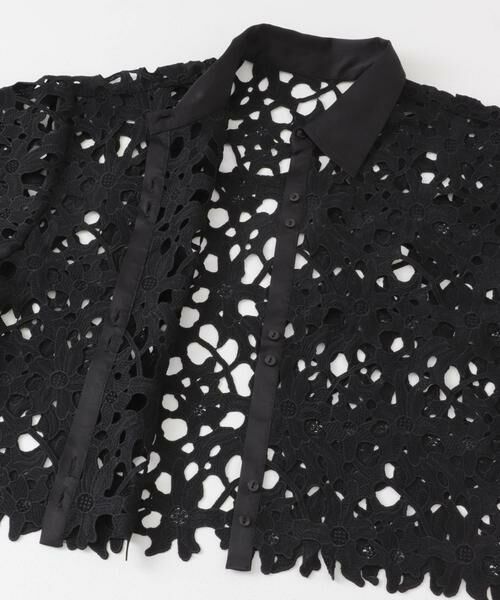 SENSE OF PLACE by URBAN RESEARCH / センスオブプレイス バイ アーバンリサーチ シャツ・ブラウス | レースクロップドシャツ(半袖) | 詳細23