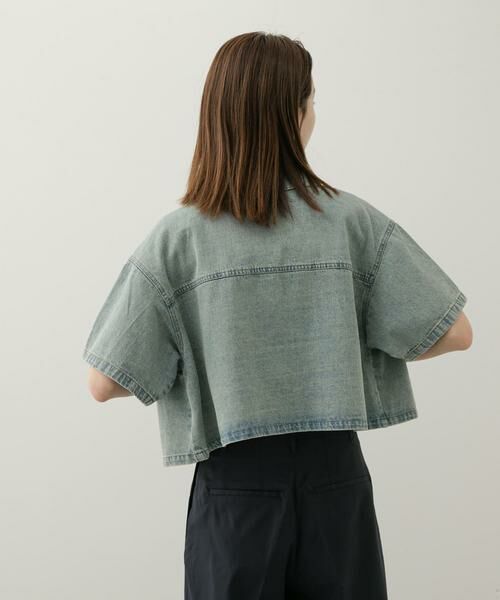 SENSE OF PLACE by URBAN RESEARCH / センスオブプレイス バイ アーバンリサーチ シャツ・ブラウス | クロップドデニムシャツ | 詳細2