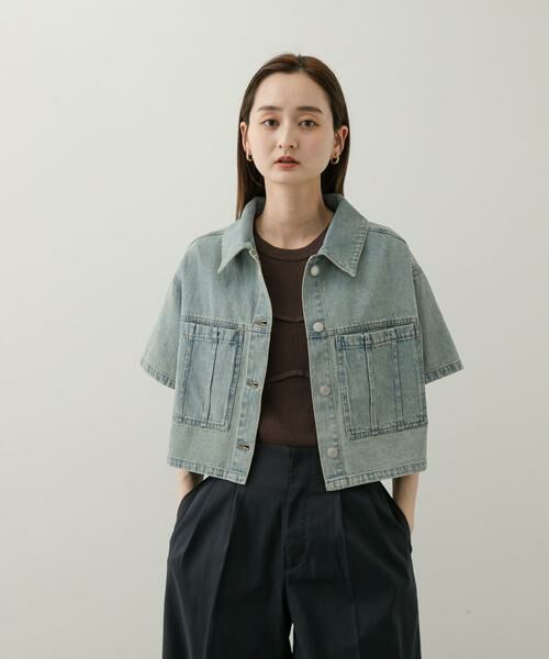 SENSE OF PLACE by URBAN RESEARCH / センスオブプレイス バイ アーバンリサーチ シャツ・ブラウス | クロップドデニムシャツ | 詳細3