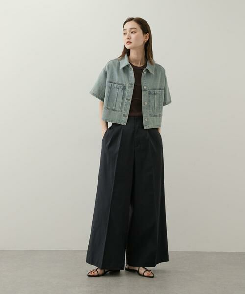 SENSE OF PLACE by URBAN RESEARCH / センスオブプレイス バイ アーバンリサーチ シャツ・ブラウス | クロップドデニムシャツ | 詳細4