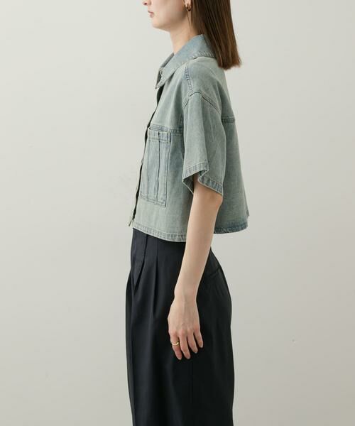 SENSE OF PLACE by URBAN RESEARCH / センスオブプレイス バイ アーバンリサーチ シャツ・ブラウス | クロップドデニムシャツ | 詳細7