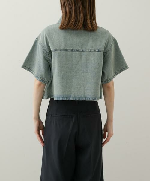 SENSE OF PLACE by URBAN RESEARCH / センスオブプレイス バイ アーバンリサーチ シャツ・ブラウス | クロップドデニムシャツ | 詳細8