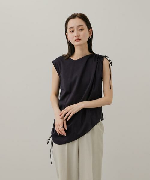SENSE OF PLACE by URBAN RESEARCH / センスオブプレイス バイ アーバンリサーチ シャツ・ブラウス | アシンメトリーシャーリングトップ | 詳細1