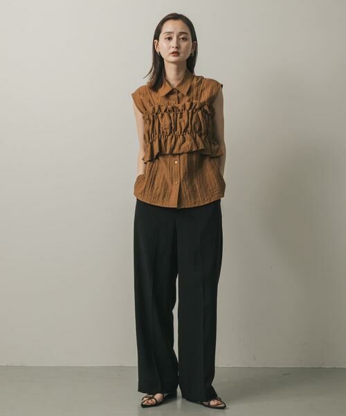 SENSE OF PLACE by URBAN RESEARCH / センスオブプレイス バイ アーバンリサーチ シャツ・ブラウス | ビスチェセットノースリーブシャツ | 詳細4