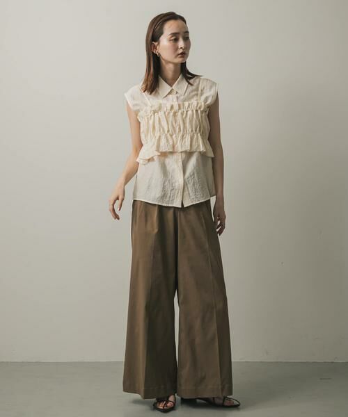 SENSE OF PLACE by URBAN RESEARCH / センスオブプレイス バイ アーバンリサーチ シャツ・ブラウス | ビスチェセットノースリーブシャツ | 詳細11