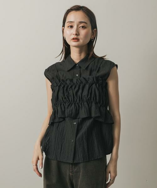 SENSE OF PLACE by URBAN RESEARCH / センスオブプレイス バイ アーバンリサーチ シャツ・ブラウス | ビスチェセットノースリーブシャツ | 詳細20