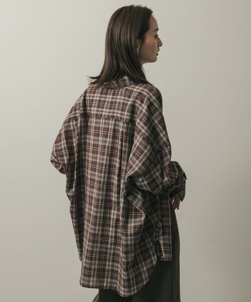 SENSE OF PLACE by URBAN RESEARCH / センスオブプレイス バイ アーバンリサーチ シャツ・ブラウス | 『UR TECH』『UVカット』チェックルーズシャツ | 詳細3