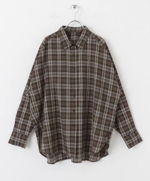 SENSE OF PLACE by URBAN RESEARCH / センスオブプレイス バイ アーバンリサーチ シャツ・ブラウス | 『UR TECH』『UVカット』チェックルーズシャツ | 詳細6