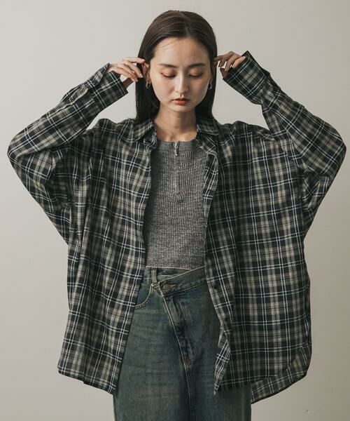 SENSE OF PLACE by URBAN RESEARCH / センスオブプレイス バイ アーバンリサーチ シャツ・ブラウス | 『UR TECH』『UVカット』チェックルーズシャツ | 詳細12