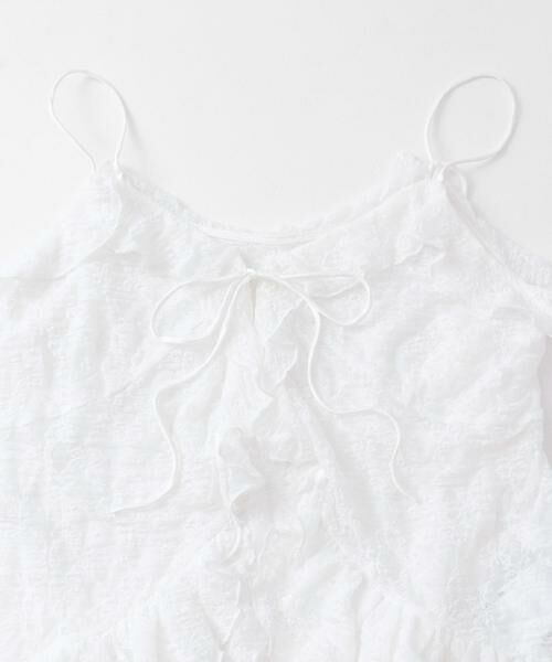 SENSE OF PLACE by URBAN RESEARCH / センスオブプレイス バイ アーバンリサーチ キャミソール・チューブトップ | フリルレースキャミトップ | 詳細6