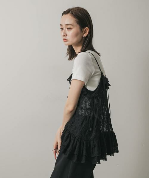 SENSE OF PLACE by URBAN RESEARCH / センスオブプレイス バイ アーバンリサーチ キャミソール・チューブトップ | フリルレースキャミトップ | 詳細8