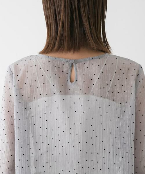 SENSE OF PLACE by URBAN RESEARCH / センスオブプレイス バイ アーバンリサーチ Tシャツ | フロッキードットシアーブラウス | 詳細12