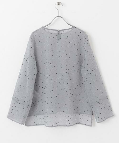SENSE OF PLACE by URBAN RESEARCH / センスオブプレイス バイ アーバンリサーチ Tシャツ | フロッキードットシアーブラウス | 詳細14