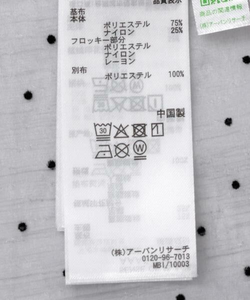 SENSE OF PLACE by URBAN RESEARCH / センスオブプレイス バイ アーバンリサーチ Tシャツ | フロッキードットシアーブラウス | 詳細17