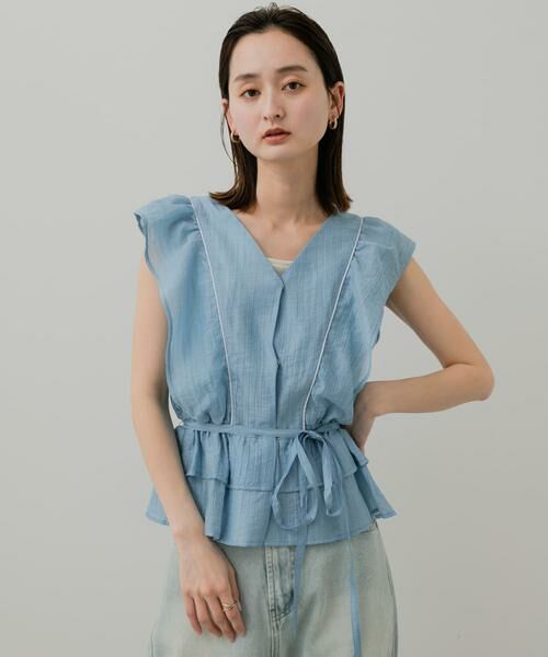 SENSE OF PLACE by URBAN RESEARCH / センスオブプレイス バイ アーバンリサーチ シャツ・ブラウス | フリルフレンチブラウス | 詳細1