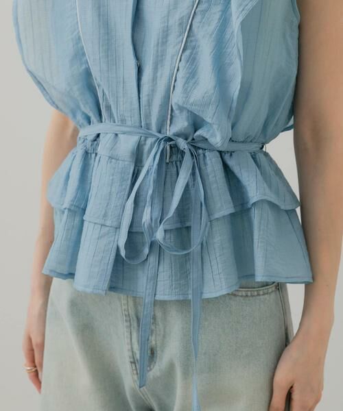 SENSE OF PLACE by URBAN RESEARCH / センスオブプレイス バイ アーバンリサーチ シャツ・ブラウス | フリルフレンチブラウス | 詳細10
