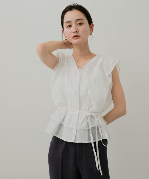 SENSE OF PLACE by URBAN RESEARCH / センスオブプレイス バイ アーバンリサーチ シャツ・ブラウス | フリルフレンチブラウス | 詳細18