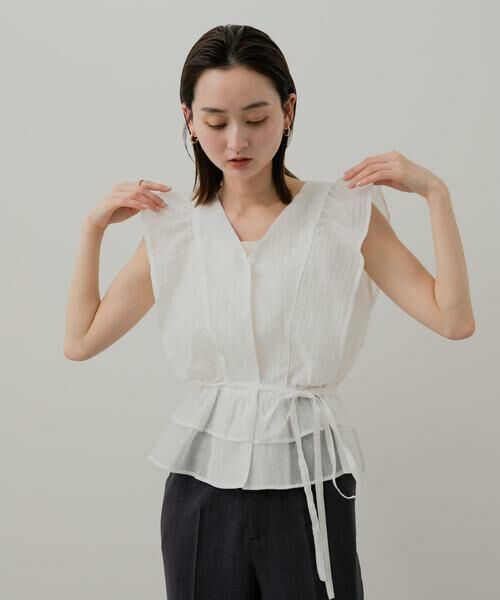 SENSE OF PLACE by URBAN RESEARCH / センスオブプレイス バイ アーバンリサーチ シャツ・ブラウス | フリルフレンチブラウス | 詳細19