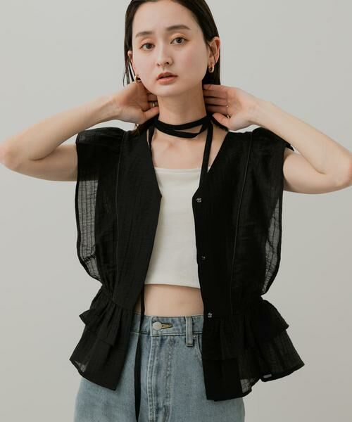 SENSE OF PLACE by URBAN RESEARCH / センスオブプレイス バイ アーバンリサーチ シャツ・ブラウス | フリルフレンチブラウス | 詳細26