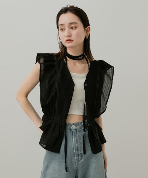 SENSE OF PLACE by URBAN RESEARCH / センスオブプレイス バイ アーバンリサーチ シャツ・ブラウス | フリルフレンチブラウス | 詳細27