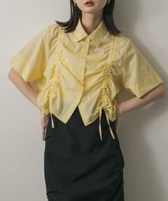 SENSE OF PLACE by URBAN RESEARCH / センスオブプレイス バイ アーバンリサーチ シャツ・ブラウス | クロップドシャーリングシャツ(半袖)