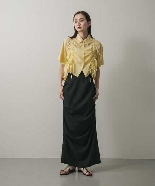 SENSE OF PLACE by URBAN RESEARCH / センスオブプレイス バイ アーバンリサーチ シャツ・ブラウス | クロップドシャーリングシャツ(半袖) | 詳細3