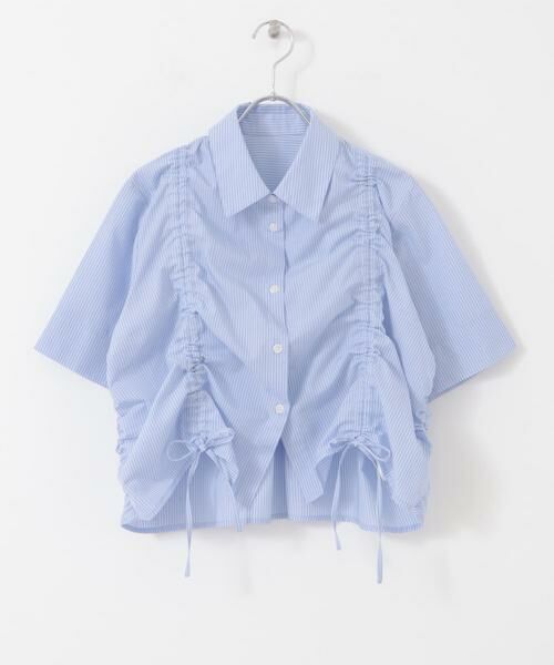 SENSE OF PLACE by URBAN RESEARCH / センスオブプレイス バイ アーバンリサーチ シャツ・ブラウス | クロップドシャーリングシャツ(半袖) | 詳細15