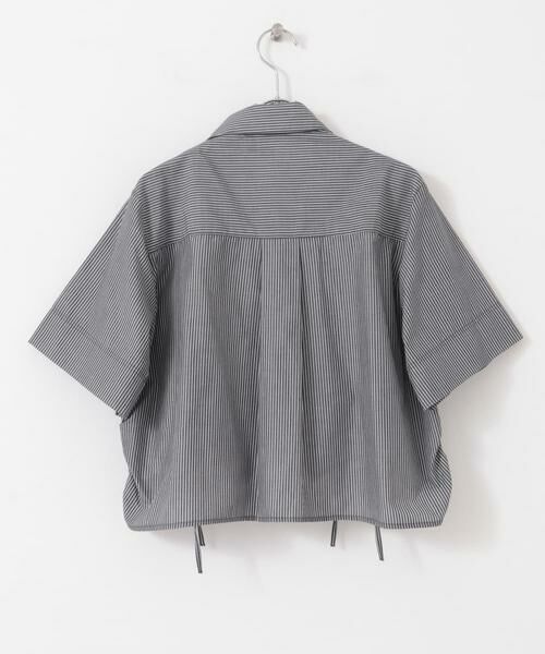 SENSE OF PLACE by URBAN RESEARCH / センスオブプレイス バイ アーバンリサーチ シャツ・ブラウス | クロップドシャーリングシャツ(半袖) | 詳細27