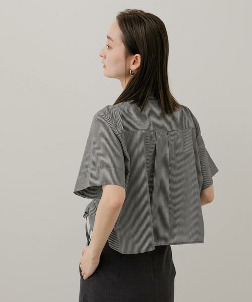 SENSE OF PLACE by URBAN RESEARCH / センスオブプレイス バイ アーバンリサーチ シャツ・ブラウス | クロップドシャーリングシャツ(半袖) | 詳細20
