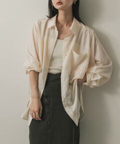 SENSE OF PLACE by URBAN RESEARCH / センスオブプレイス バイ アーバンリサーチ シャツ・ブラウス | リネンライクショルダースリットシャツ