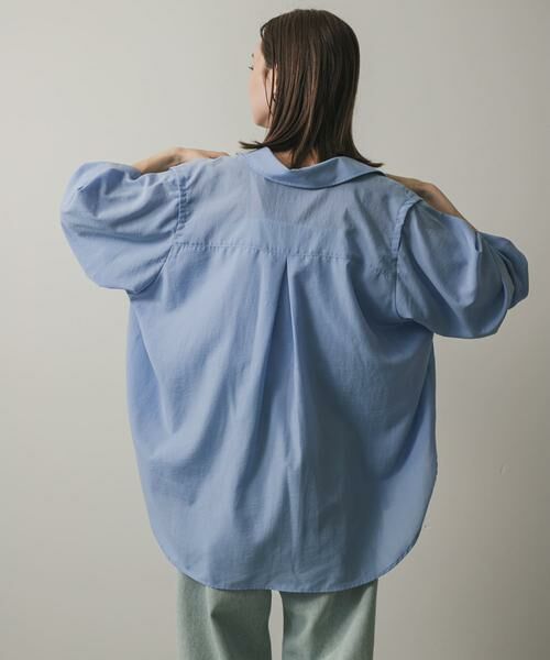 SENSE OF PLACE by URBAN RESEARCH / センスオブプレイス バイ アーバンリサーチ シャツ・ブラウス | リネンライクショルダースリットシャツ | 詳細2