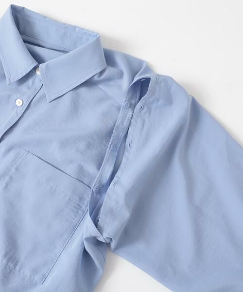 SENSE OF PLACE by URBAN RESEARCH / センスオブプレイス バイ アーバンリサーチ シャツ・ブラウス | リネンライクショルダースリットシャツ | 詳細8