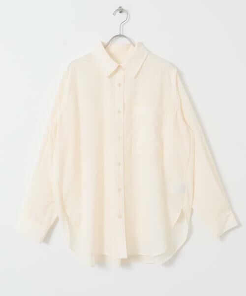 SENSE OF PLACE by URBAN RESEARCH / センスオブプレイス バイ アーバンリサーチ シャツ・ブラウス | リネンライクショルダースリットシャツ | 詳細19