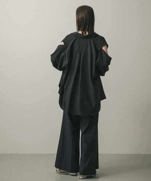 SENSE OF PLACE by URBAN RESEARCH / センスオブプレイス バイ アーバンリサーチ シャツ・ブラウス | リネンライクショルダースリットシャツ | 詳細23