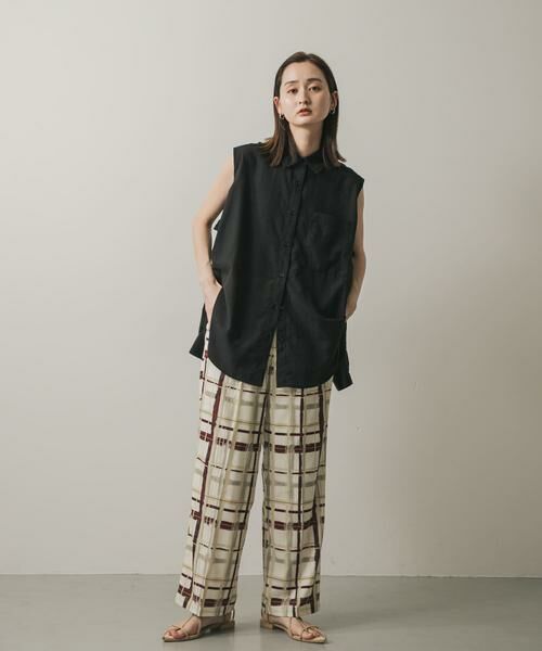 SENSE OF PLACE by URBAN RESEARCH / センスオブプレイス バイ アーバンリサーチ シャツ・ブラウス | リネンライクショルダースリットシャツ | 詳細27