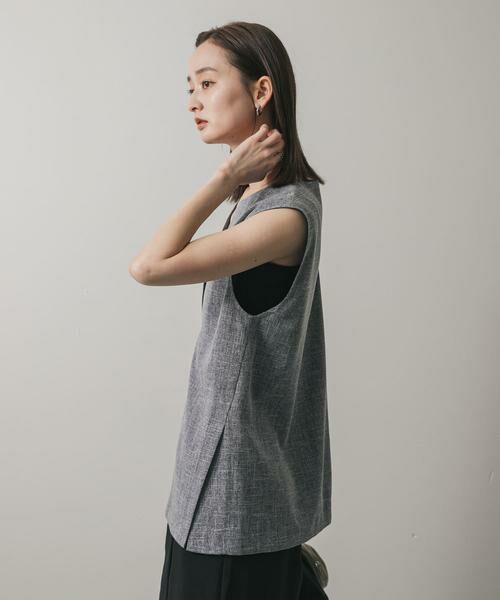 SENSE OF PLACE by URBAN RESEARCH / センスオブプレイス バイ アーバンリサーチ ベスト | スキッパーツイードベスト | 詳細2